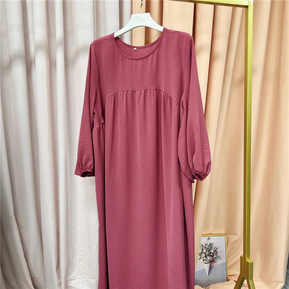 Loose Modest Maxi Dress β Lightweight Comfortable Abaya Style